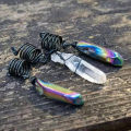 Rainbow Crystals, Crystal Loc Beads, Dread Beads, Dreadlock Beads,Titanium Quartz, Crystal Dread Bead, Hair Accessories. 