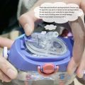 Momme 400ml Doughnut Straw Cup Portable Cup Bottle Children's Water Bottles Strap Water Bottle Drink ware Water Bottle Kawaii. 