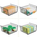 Multi-Purpose Metal Hanging Under Shelf Storage Basket Holder Drawer Organizer Wrap Rack Shelving For Kitchen. 