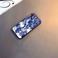 blue-willow-china black Soft Phone Case For iphone 15pro 11pro 13pro 14pro 12pro xs max 7 8 XR 12mini 15plus 13mini SE cover. 