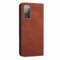 Applicable Samsung S20FE Three Card Slots S Type Strong Magnetic Suction Flip Leather Case S22 S21 A53 A12 Phone case. 