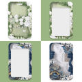 Ins Style Flower Card Holder ABS Student Card Meal Card Subway Card Bus Card Luolong. 