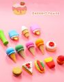 Makkah shops 5 x pcs Kids Fancy Erasers 1 pack. 