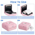 Peripage Mini Printer A6 Portable Thermal Printer Pocket Wireless Label Sticky Note Sticker Smart Phone Photo Printer Compatible with Bluetooth USB Connect. 