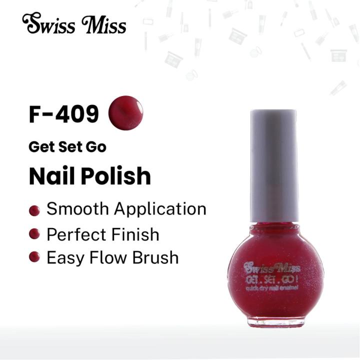 Swiss Miss Nail Polish Get Set Go (Shade F-409)