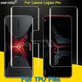 Front / Back Full Coverage Clear Soft TPU Film Screen Protector For Lenovo Legion 2 Pro Phone Duel 2 Cover Curved Parts. 