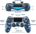 Dual Shock 4 PS4 Wireless Controller - PS4 Bluetooth Controller - Dual Shock 4 Controller for Play Station - Camouflage Blue. 