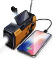 FosPower 2000mAh NOAA Emergency Weather Radio (Model A1) Portable Power Bank with Solar Charging, Hand Crank & Battery Operated, SOS Alarm, AM/FM & LED Flashlight for Outdoor Emergency. 