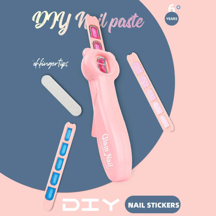 Glam%20Nail%20Art%20Stamper%20Machine%20for%20Girls%20%E2%80%93%20Kids%20DIY%20Manicure%20Kit%20with%20Cute%20Nail%20Stickers,%20Pattern%20Printer,%20Pretend%20Makeup%20Toy%20Set%20%E2%80%93%20Nail%20Polish%20Play%20Kit%20for%20Girls%20Age%206+,%20Beauty%20Salon%20Gift%20-%20Image%205