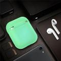For Airpods 2 Luminous Silicone Case Fluorescent Protective Cover For Airpods 1 Earphones Protection Cover Mini Earbuds Case. 