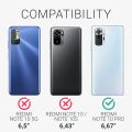 Xiaomi Redmi Note 10 Pro MATTE BLACK FLEXIBLE TPU CASE SLIM COVER - SHOCKPROOF. 