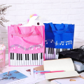 3 Pcs Piano Keys Handbag Small Piano Music Bag Reusable Tote Bag Shoulder Shopping Bag Book Bag Tote 31.5 X 11 X 28.5cm. 
