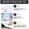 2 Feet x 5 Feet Dry Erase Office School Home  Kid Room Drawing Writing Learning Self Adhesive White Board Wall Paper Sticker. 