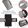 Baby Diaper Changing Mat 2 Pockets For Wipes And Diapers Waterproof Foldable Washable Sheet Portable Diaper Changing Pad. 