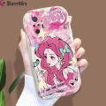Jizetin for Redmi Note 10 Pro Note 10 Pro Max Back Cover Sweet Pretty Girl Cream Wavy Edge Soft Silicone Phone Case. 