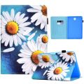 For Samsung Galaxy Tab A 8.0 T350 Sewing Pen Slot Leather Tablet Case. 