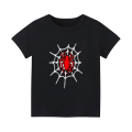 Kidsntees Printed T-Shirts for Boys - Spider  Black T-shirt - Premium Printed T-shirts For Teen Boys & Girls - High Quality T-shirts For Toddler Boys & Girls - 100% Cotton, High-Quality DTF Prints, Ages 6 Months to 12 Years, Free Delivery. 