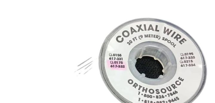 Co-Axial Orthodontic Wire / Coaxial Wire Spool 30ft