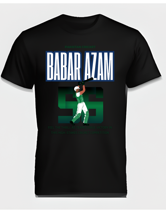 Babar Azam Men’s T-Shirt – Pakistan Cricket No. 56 | Stylish Fanwear ...