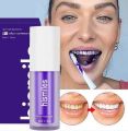 Hismile v34 Color Corrector Purple Teeth Whitening Toothpaste Kit without Toothbrush Pen Strips. 