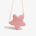 Square Shape Jelly Bag Zip Closure PVC Small Size Star Shape Bag Transparent Cute Design Crossbody Bag for Commuting Casual Outing Women's Accessory Fashion Statement Quirky Style. 
