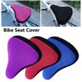 SUQI High Quality Bicycle Saddle Comfortable Breathable Saddles Bike Seat Cover 6 Colors Cycling Cushion Bicycle Bike Accessories 3D Soft Cycling Silicone Seats/Multicolor. 