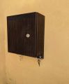 wall Hanging wooden first aid box Security locker plus keys holder. 