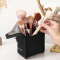 Travel Makeup Brush Bag Portable Cosmetic Brush Holder Organizer Waterproof Stand-Up Makeup Brush Pouch Zipper Toiletry Bag. 