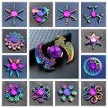 【Exclusive Offer】Colorful Metal Toy Fidget Spinner for Adult Children Anti-Anxiety ADHD Relieves Stress Creative Finger Spinner Boy Birthday Gift. 
