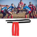 Football Waist Belt Flag Competition Training Waistband Flag Outdoor Sports Pulling Ribbon. 