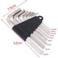 Hex Key Wrench Set 9 Pcs L N key set High Quality Durable Allen key. 