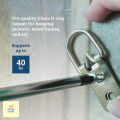 Pack Of 20 Picture Frame Hanger - D Rings Picture Hooks with Screws for Hanging Clock, Paintings, Artwork, Mirrors. 