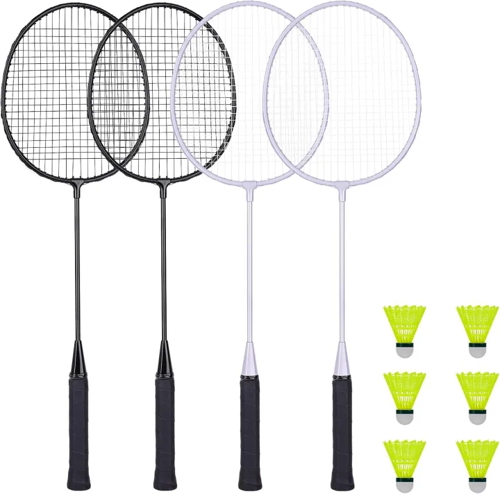 Badminton Racket Set, Badminton Rackets for adults, New Frame Design ...