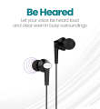 Ronin R29 3.5mm Jack | 100% Original R-29 In-Ear Handsfree with Mic – Crystal Clear Sound, Noise Cancellation, Sweat-Proof Design – Perfect for Gaming, PUBG, Music, and Calls – Compatible with All Devices, Laptops, and More. 
