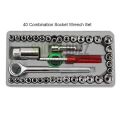 Original Aiwa 40 Piece Toolkit Tool kit Combination Socket Ratchet Wrench Set Tool Kit Toolkit Goti Set Ring Spanner Pana Set Screw Driver Bit Set Hand Toolkit Tools Kit Car Bike Cycle Repairing Hand Tool kit Toolkit Set Screwdriver Toolkit Drill Machine|. 