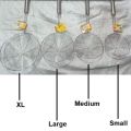 Stainless Steel Deep Fry Strainer/Oil Strainer for Kitchen Puri Wire Skimer with Spiral Mesh, Professional Long Handle Kitchen Frying Cooking Steaming Colander Spoon for Spaetzle/Pasta/Chips. 