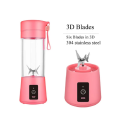 US DEALS – USB Rechargeable Juicer Blender 6 Blades Stainless Steel Material  380ml Electric Mini Juicer Blender For Personal Size Rechargeable Smoothie Maker & Dry Fruit Mixer   Compact Travel Blender for Gym, Office & Home. 