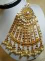 Jhumar Pearl Polki Kundan Golden Color - Premium Quality, Stylish And Traditional  Jewelry Piece. 