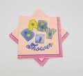 BABY SHOWER PARTY NAPKINS IN PINK COLOR (20 NAPKINS ). 