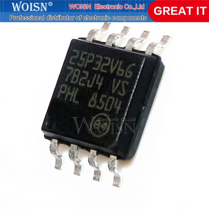 10pcs M25P32-VMW6TG 25P32V6G 25P32 SOP-8