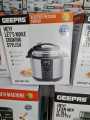 Original Geepas Electric Pressure. Cooker GPC-307-6L Silver Black (2 Year Warranty) GPC-307. 