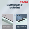 ENRG Metal Dust Net Anti-dust Stickers Protector Film Dust-proof For Mini Speaker Port Earpiece For iPhone_Android - Pack Of 10. 