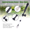 Aquarium Vacuum Cleaner Water Filter Fish Tank Sand Remover Battery Syphon Operated Filter Gravel Cleaner Aquarium Cleaning Tool. 