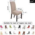 Dining Chair Covers - Pack of 6- for Without Arms Chairs. 