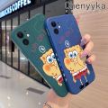 chenyyka For OPPO A1K Case Cartoon Spongebob Thin New Design Soft Phone Cases Thin Side Square Edge Casing Pattern Silicone Softcase Cover Shockproof Protection Cases. 