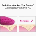 Ultrasonic Skin Deep Cleaning Brush Face Cleansing Brush Massager Waterproof Silicone Massage Usb Rechargeable. 