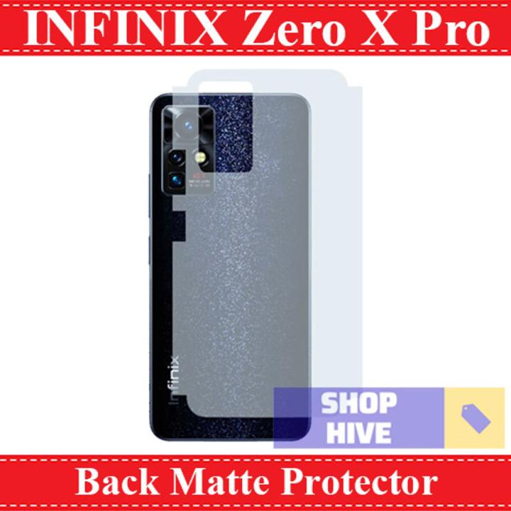 Infinix Zero X Pro Back Matte Protection Soft Skin Sheet Soft Film Protection For Infinix Zero X Pro