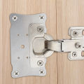 Hinge Fixing Plate Wide Applications Stainless Steel Hinges Fixing Brace Joining Plate with Fixing Screws. 