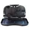 Car Back Seat Foldable Portable Food Tray Table with Cup Holders. 