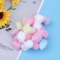 HUXIA BEAUTY 1 Bag 100 Coloured Cotton Balls For Makeup Cotton Balls Degreasing Cotton Ball for for Face Cleansing & Makeup Removal Beauty Salon Home Use. 